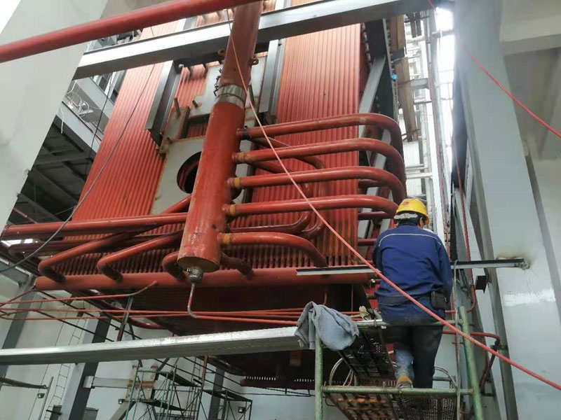山東三德在唐山焦化廠清洗余熱鍋爐
