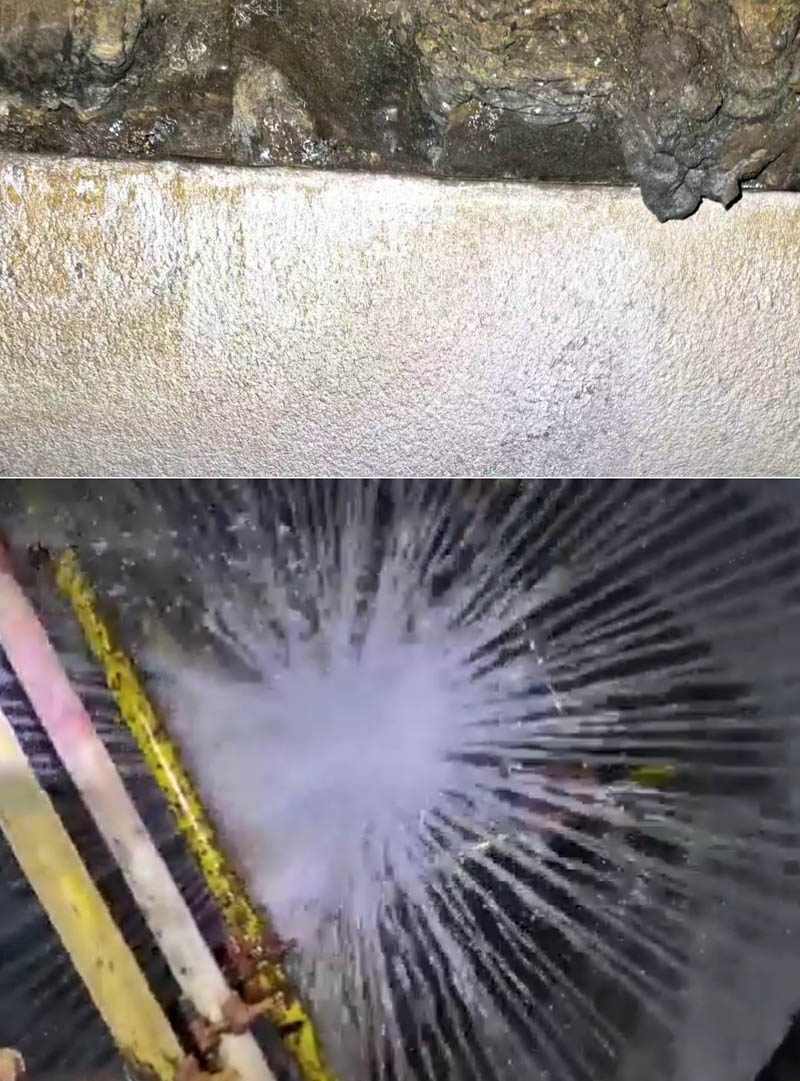 水分部清洗對(duì)比